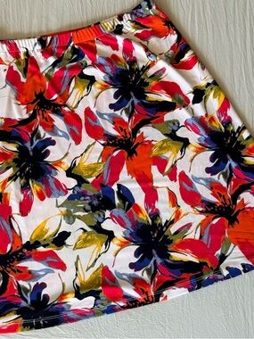 212 Collection Floral Mini Skirt - White, Red, Navy, Yellow